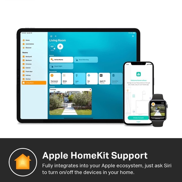 New! Kasa Matter Smart Plug w/ Energy Monitoring, 2-Pack - Picture 8 of 13